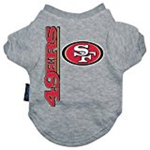 San Francisco 49ers Dog Tee Shirt - Large