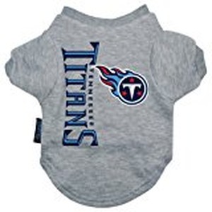 Tennessee Titans Dog Tee Shirt - Large