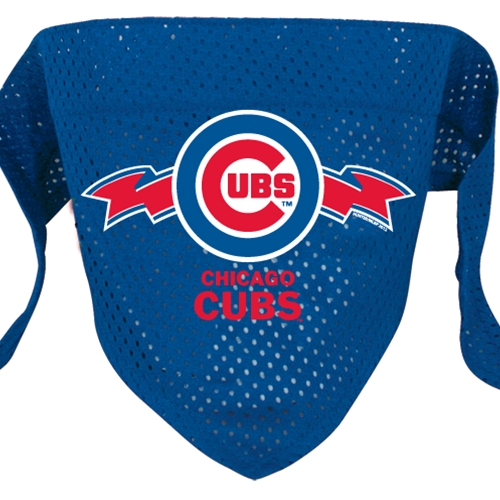 Chicago Cubs Mesh Dog Bandana - Large