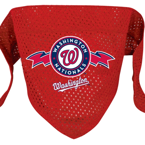 Washington Nationals Mesh Dog Bandana - Large