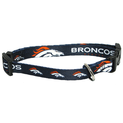 Denver Broncos Dog Collar - Medium
