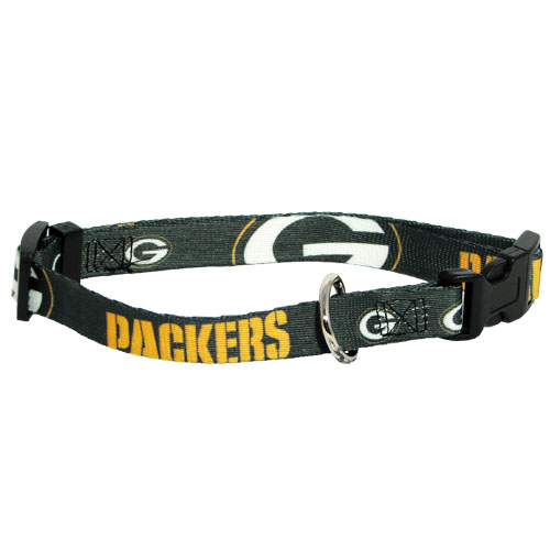 Green Bay Packers Dog Collar - Large
