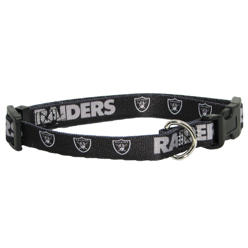 Oakland Raiders Dog Collar - Large