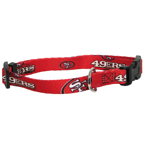 San Francisco 49ers Dog Collar - small