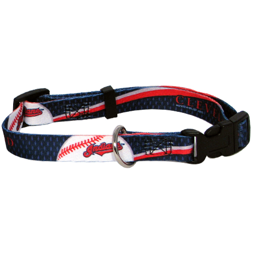 Cleveland Indians Dog Collar - Large