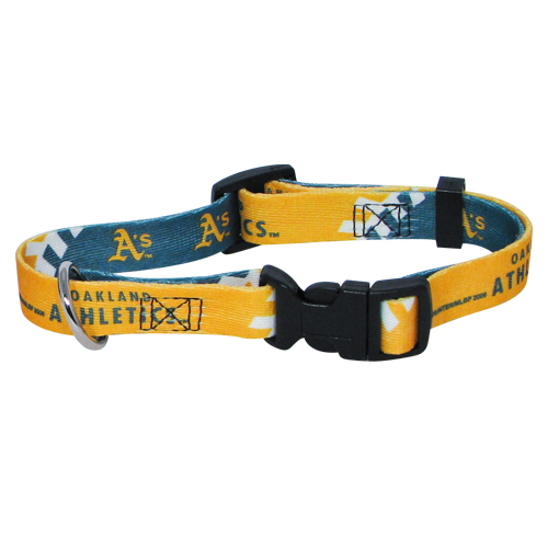 Oakland Athletics Dog Collar - Large