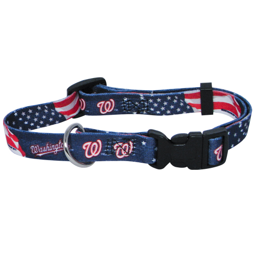 Washington Nationals Dog Collar - Large