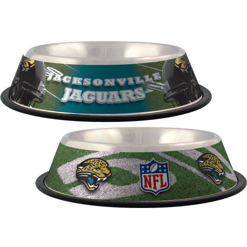 40 x 2 JAX JAGUARS-PET BOWL DESIGN