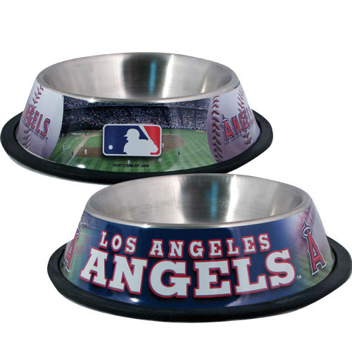 10 x 2 L.A. ANGELS-PET BOWL DESG