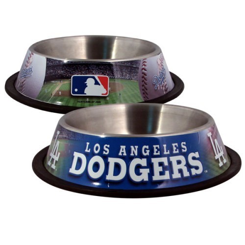 10 x 2 LA DODGERS-PET BOWL DESG