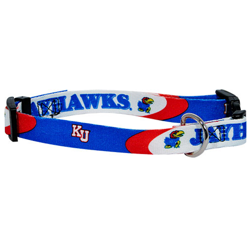 Kansas Jayhawks Dog Collar - Small