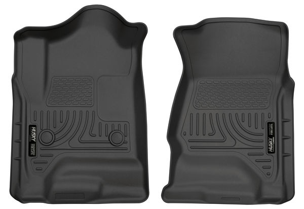 14-C SILVERADO/SIERRA 1500/15-C SILVERADO/SIERRA 2500/3500 DOUBLE/CREW FRONT FLOOR LINERS BLACK