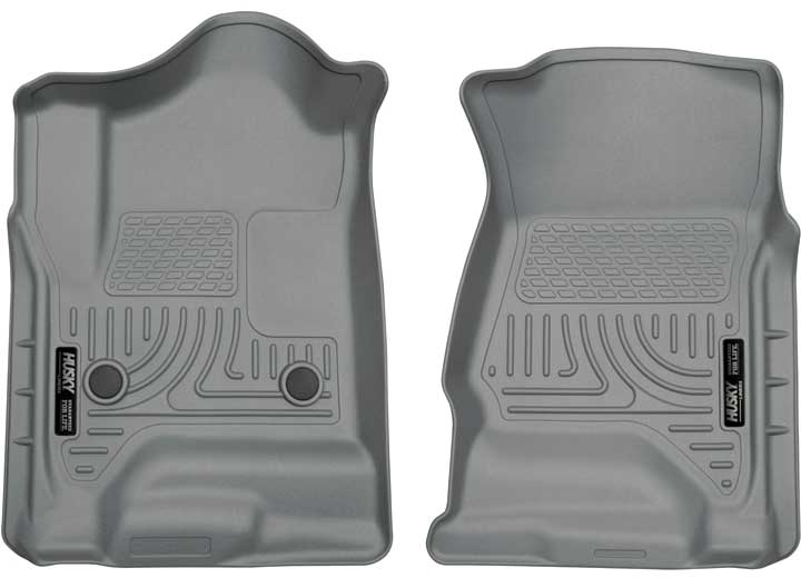 14-C SILVERADO/SIERRA 1500/15-C SILVERADO/SIERRA 2500/3500 DOUBLE/CREW CAB FRONT FLOOR LINERS GREY