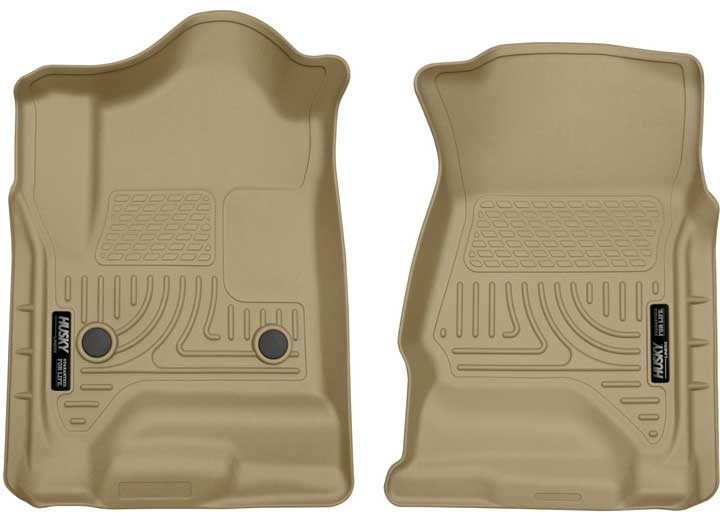 14-C SILVERADO/SIERRA 1500/15-C SILVERADO/SIERRA 2500/3500 DOUBLE/CREW CAB FRONT FLOOR LINERS TAN