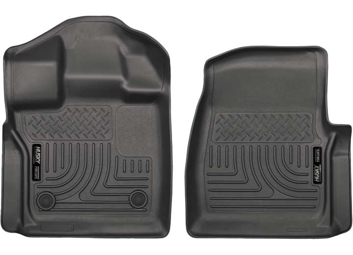 15-17 F150 FRONT FLOOR LINERS WEATHERBEATER BLACK