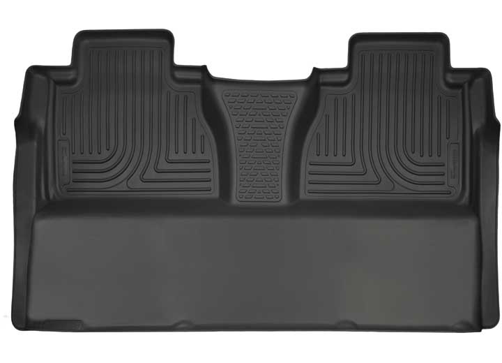 14-C TUNDRA CREWMAX CAB 2ND SEAT FLOOR LINER WEATHERBEATER SERIES BLACK