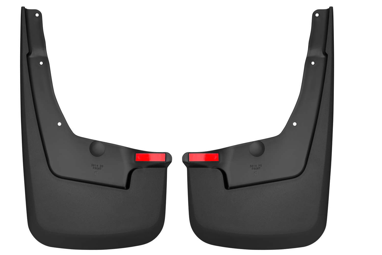 19-C RAM 1500 VEHICLE DOES NOT HAVE RAM OEM FENDER FLARES BLACK FRONT MUD GUARDS