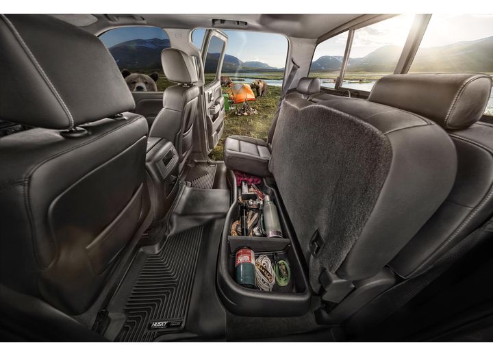 15-20 F150 SUPERCAB W/O SUBWOOFER/17-20 SUPERDUTY F250/F350 EXT CAB UNDER SEAT STORAGE BLACK