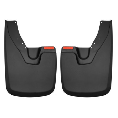 19-C RAM 2500/3500 FRONT MUD GUARDS BLACK(HAS OEM FENDER FLARES)