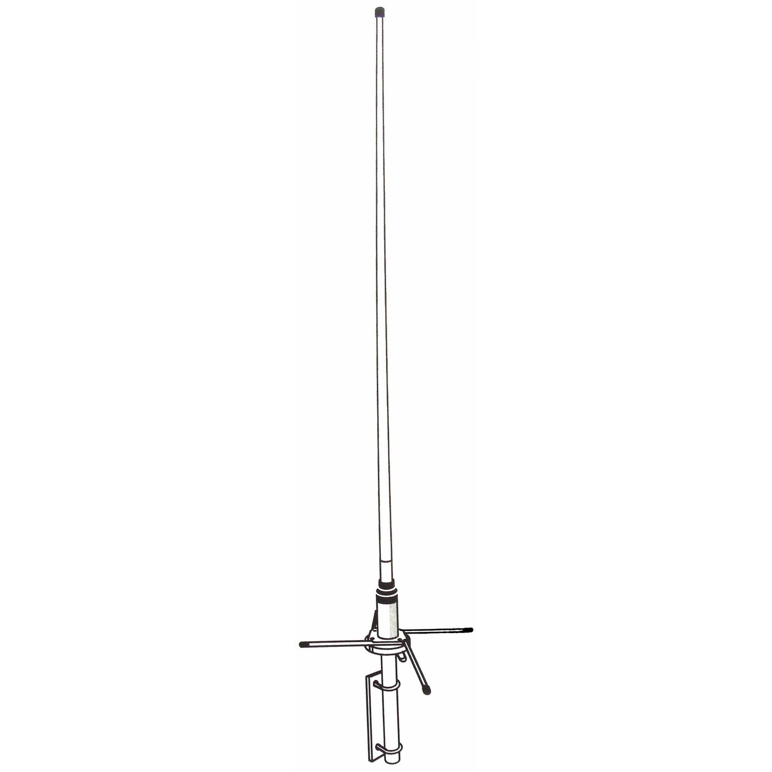 450-458 Mhz 6Db Gain Omni Base Station Antenna