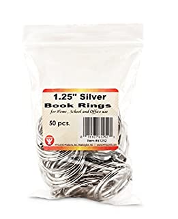 Book Rings - 1.25 inSilverStandard