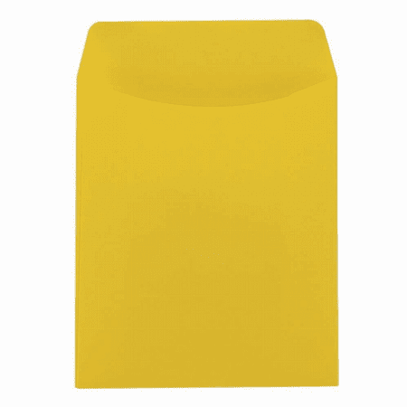 Bright Library Pockets - 3.5inx5in Daisy Yellow