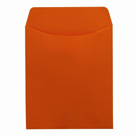 Bright Library Pockets - 3.5inx5in Orange