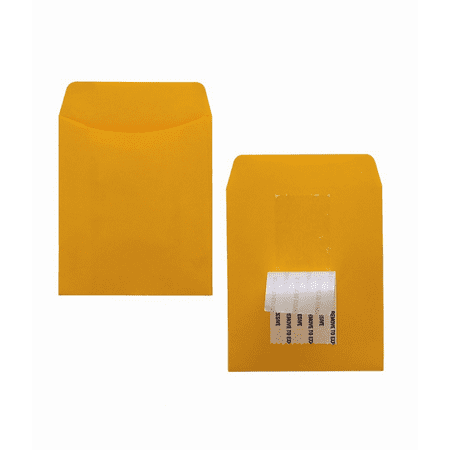 Bright Pressure Sensitive Pockets - 3.5inx5in Butterscotch