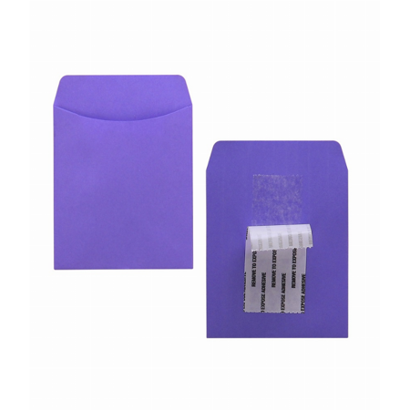 Bright Pressure Sensitive Pockets - 3.5inx5in Violet