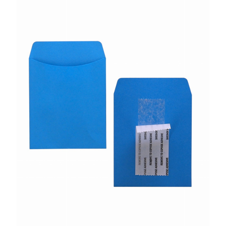 Bright Pressure Sensitive Pockets - 3.5inx5in Blue