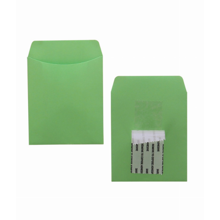 Bright Pressure Sensitive Pockets - 3.5inx5in Electric Lime