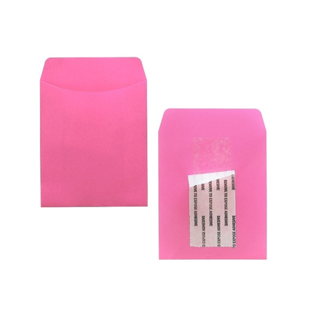 Bright Pressure Sensitive Pockets - 3.5inx5in Electric Pink