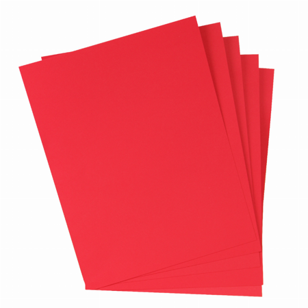 Bright Sheets - 8.5inx11in Apple Red