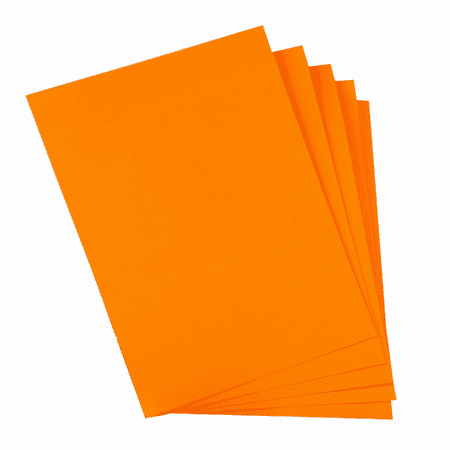 Bright Sheets - 8.5inx11in Electric Orange