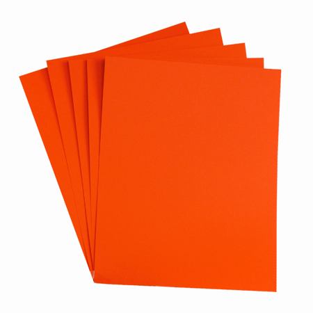 Bright Sheets - 8.5inx11in Orange