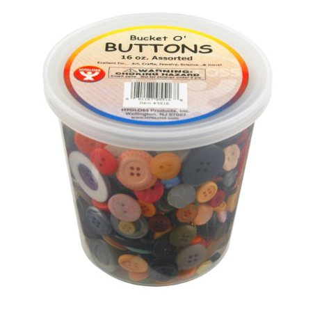 Bucket O' Buttons - 12 oz Bucket