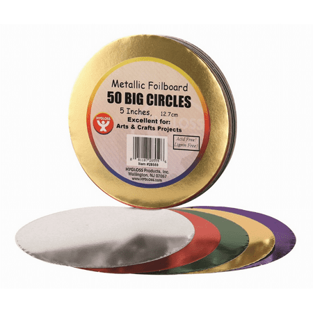 Circles - 5in Metallic foil board