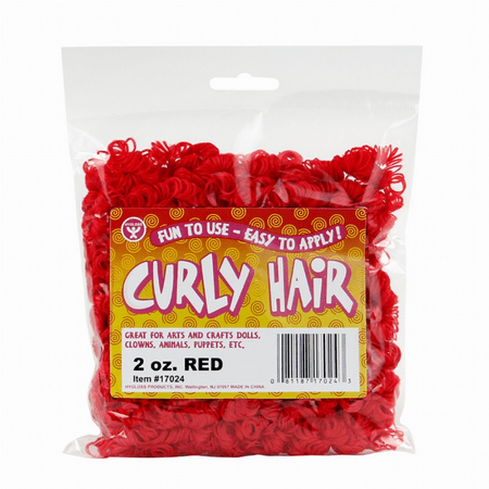 Curly Hair - Red