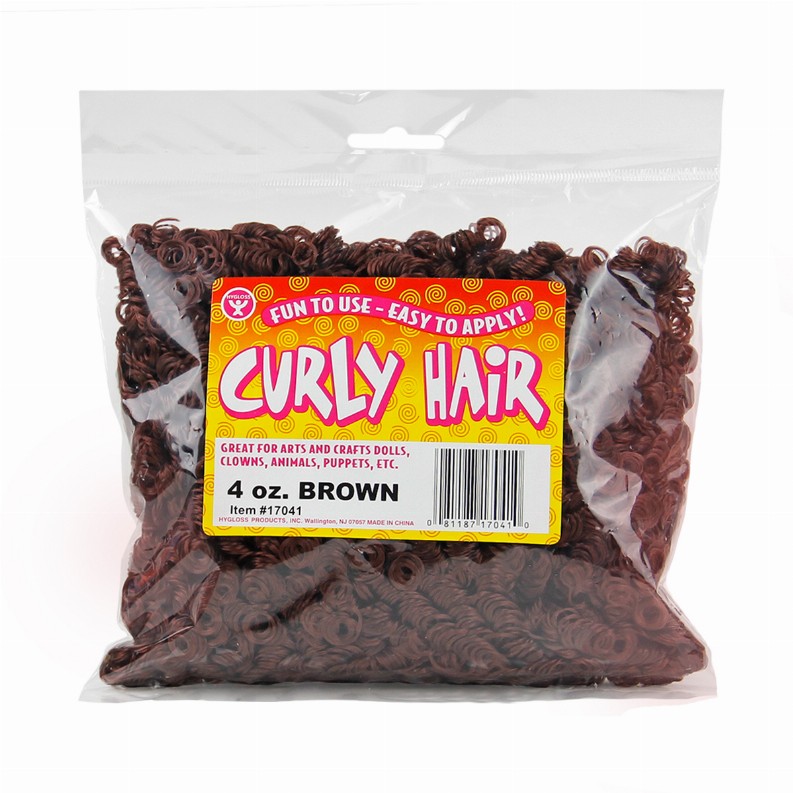 Curly Hair - Brown