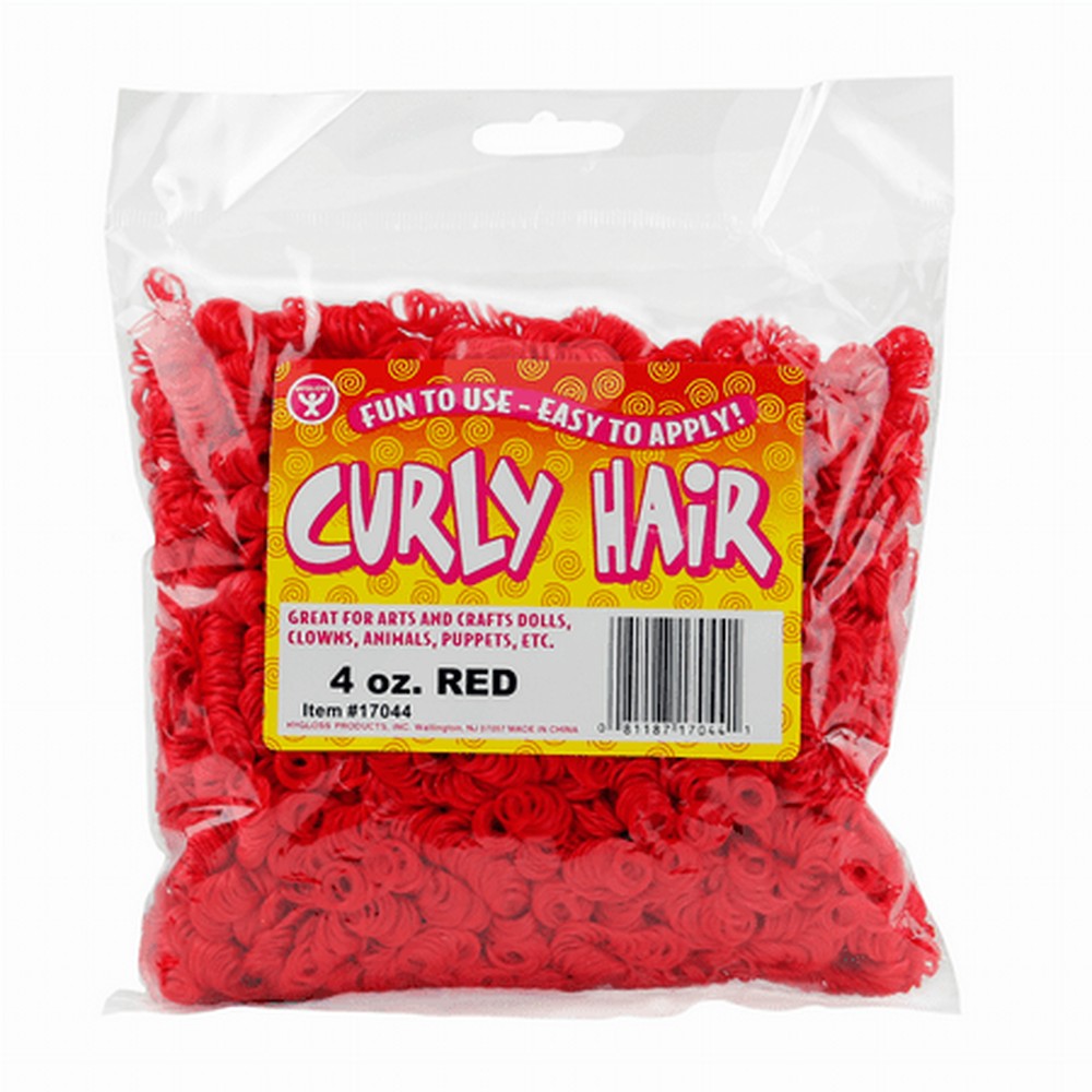 Curly Hair - Red