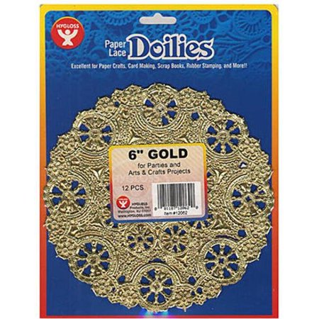 Doilies - 6inGoldRound