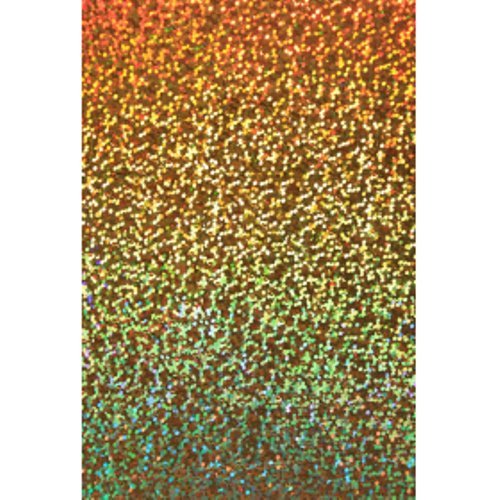 Holographic Self-Adhesive Paper - 8.5inx11in Gold