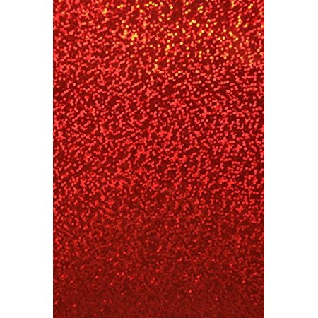 Holographic Self-Adhesive Paper - 8.5inx11in Red