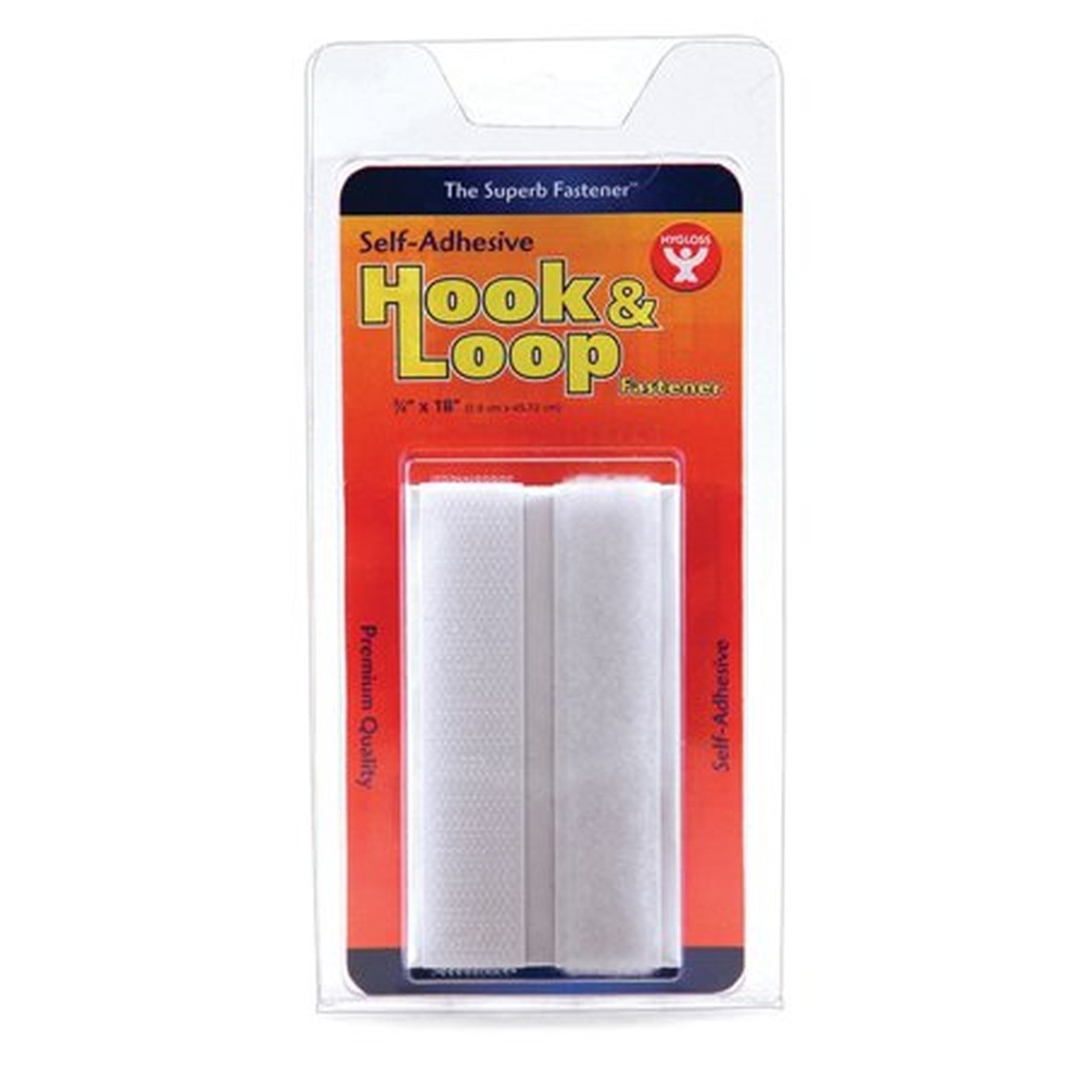 Hook and Loop - 0.75 inWhiteRoll