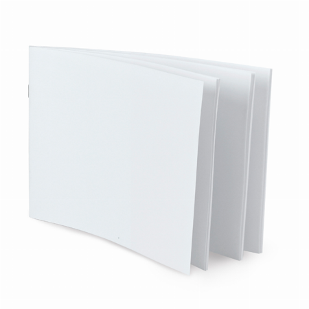 HyglossProducts Bright Books - 5.5inx8.5in White
