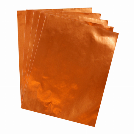 Metallic Paper 8.5inx11in Red Copper 