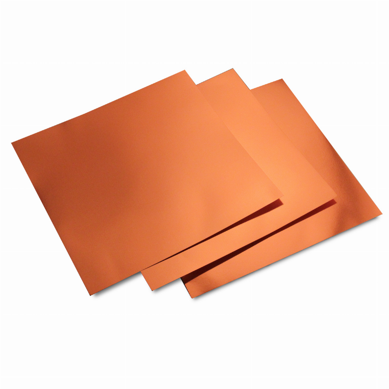 Metallic Poster Board - 12inx12in  Red Copper