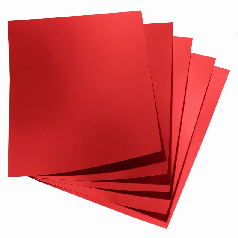 Metallic Poster Board - 8.5inx11in  Red