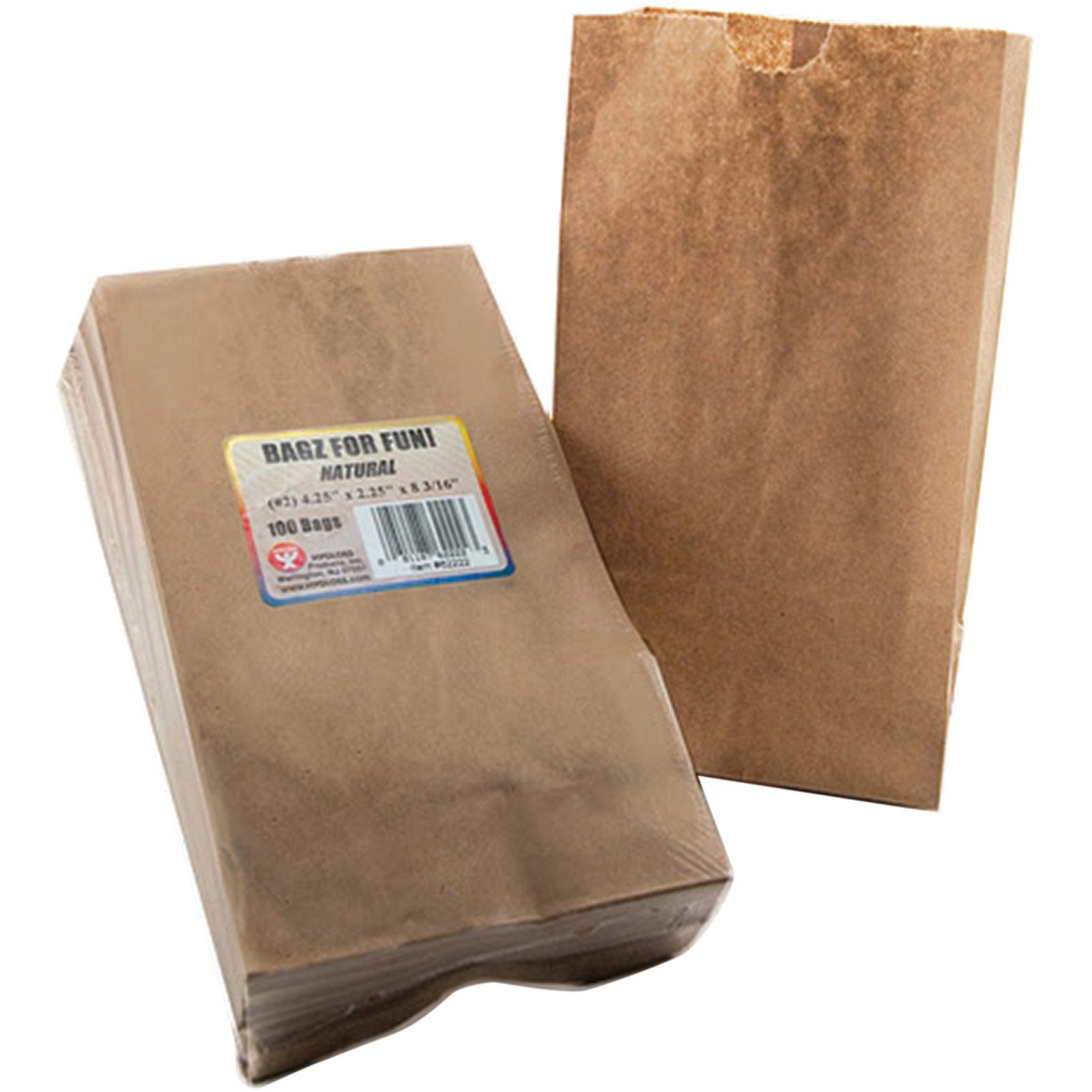 Paper Bags -  #2  Natural/ Kraft