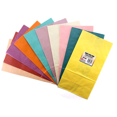Paper Bags -  #2 Pastel Assorted Colors